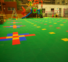 郑州市蓝猫幼儿园悬浮地板案例